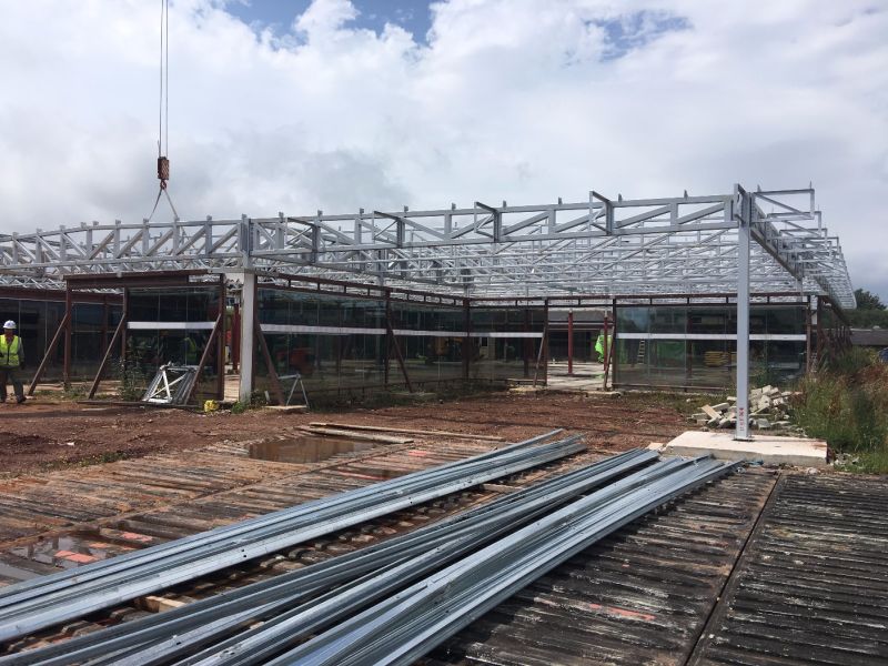 New Designedhigh-Strength Steel Structure Warehouse with PIR Panel 1852