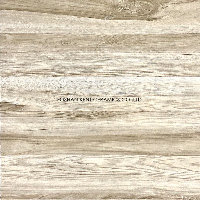 Full Polished Glazed Wood Look Floor Porcelain Tile for Floor