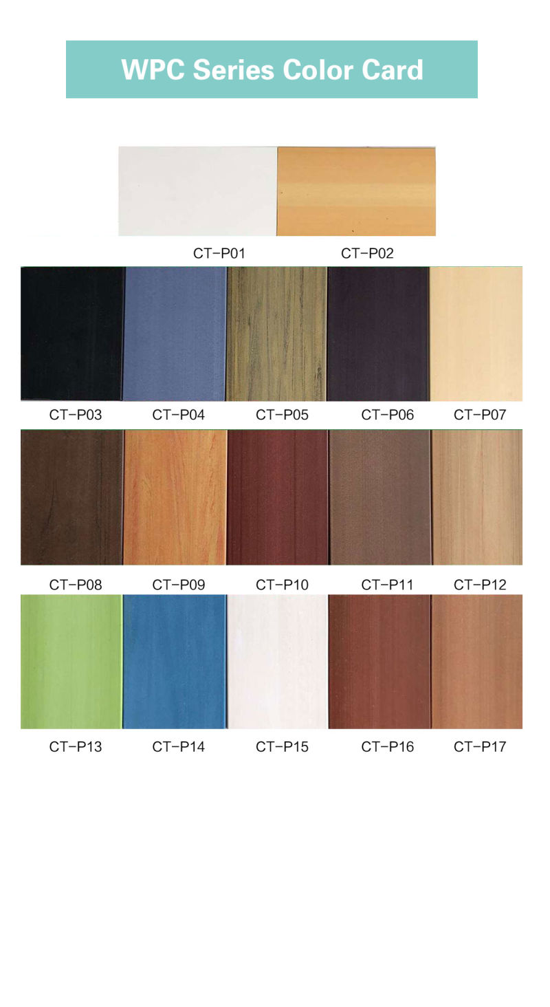 9mm Hollow Laminated WPC Wall Board and WPC Wall Panels for Outdoor