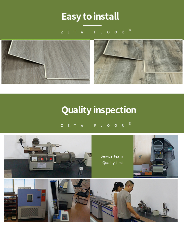 Healthy Indoor Interlocking WPC Vinyl Flooring, Price WPC Flooring