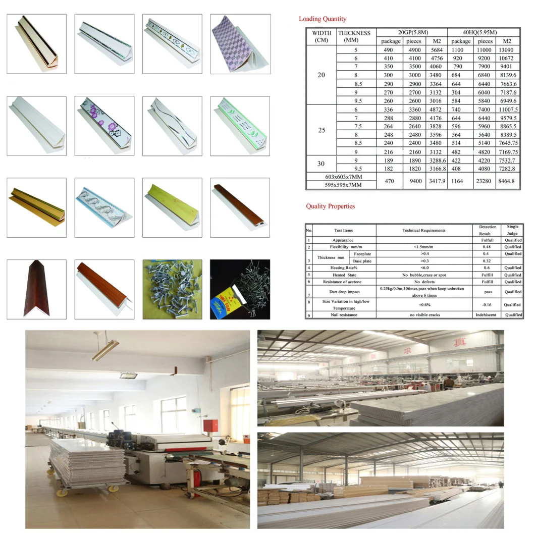 8*250mm Hot-Stamping PVC Panel PVC Ceiling PVC Wall Panel Waterproof Material Panel