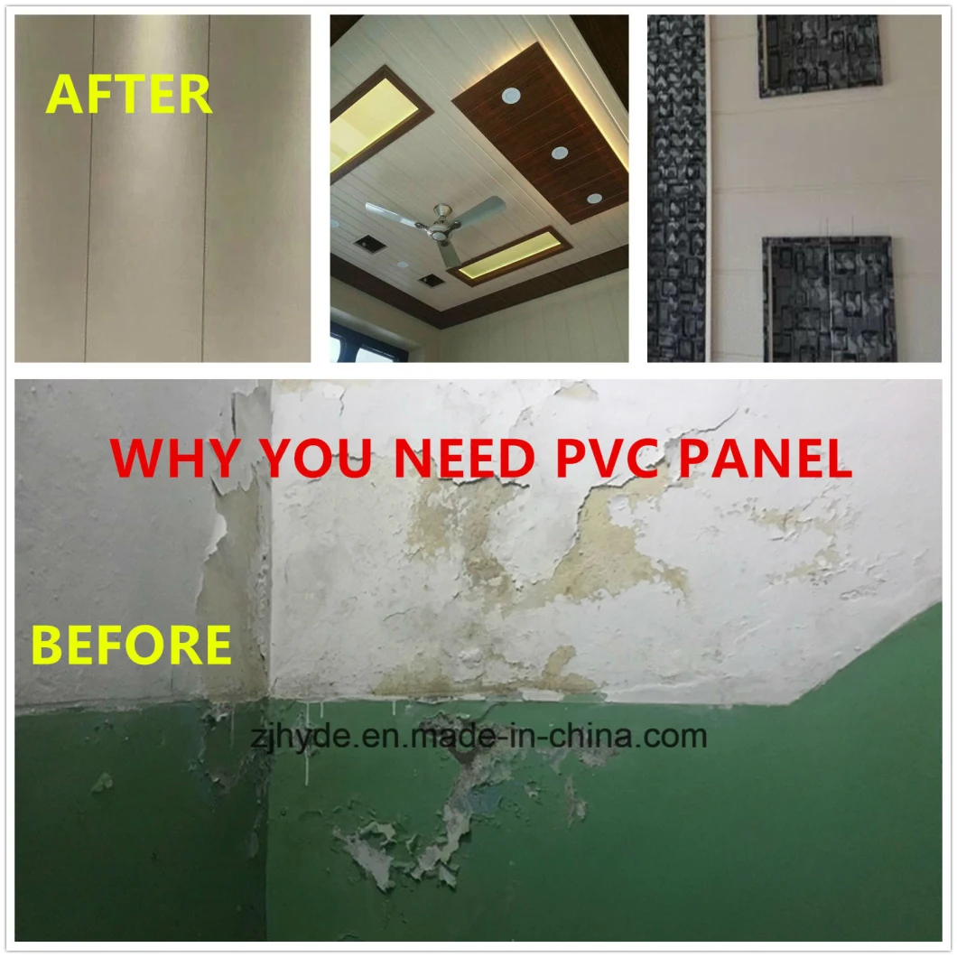 Waterproof Fireproof Marble PVC Ceiling Panels Wall Exterior Panel
