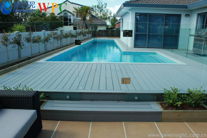 Durable Solid WPC Decking WPC Flooring for Outdoor Use