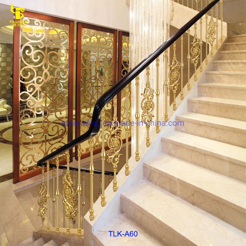 High End Bronze Exterior Stair Balustrades Handrails for Villas or Hotels