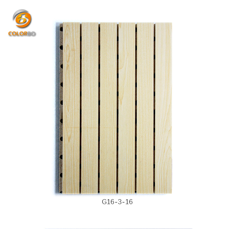 High Quality MDF Advanced Acoustic Wood Grooved Panels