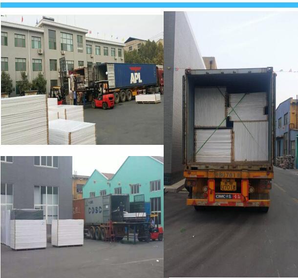 China 0.55 Density PVC Foam Sheet Digital Printing