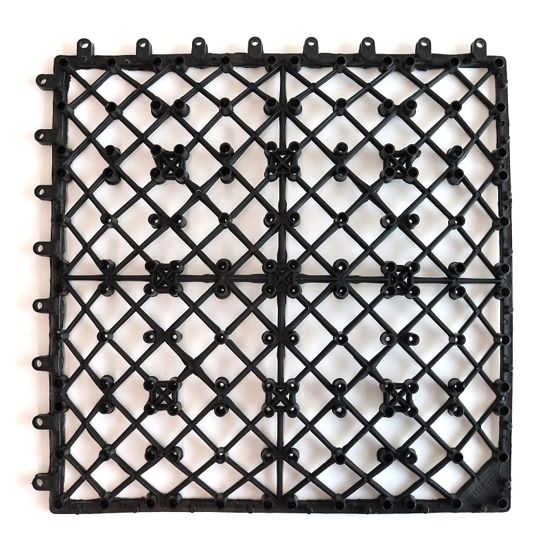 Patio Terrace WPC DIY Tiles Plastic Base Composite Click Tiles Interlocking Base