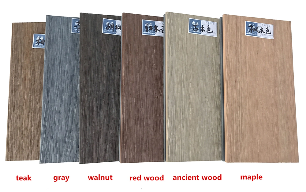 Outdoor Waterproof Wood Grain Double Color Co-Extruded WPC Wood Composite Decking