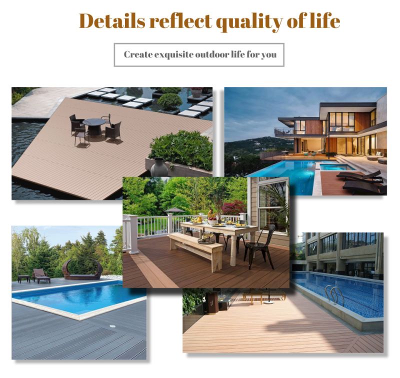 Wholesale Outdoor Hollow WPC Decking & Composite Decking & WPC Flooring