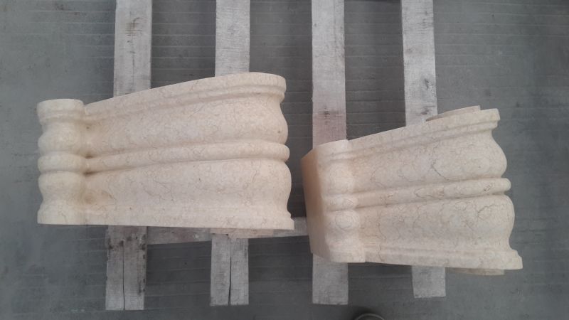 Hot Sale Decorative Indoor Railing Marble Handrails and Pillars