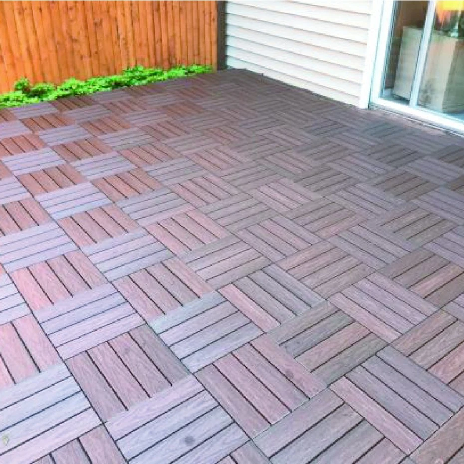 DIY Floor Patio Garden Swimming Pool Balcony Piso Walkway Roof Tiles WPC Board Interlocking Deck Tiles