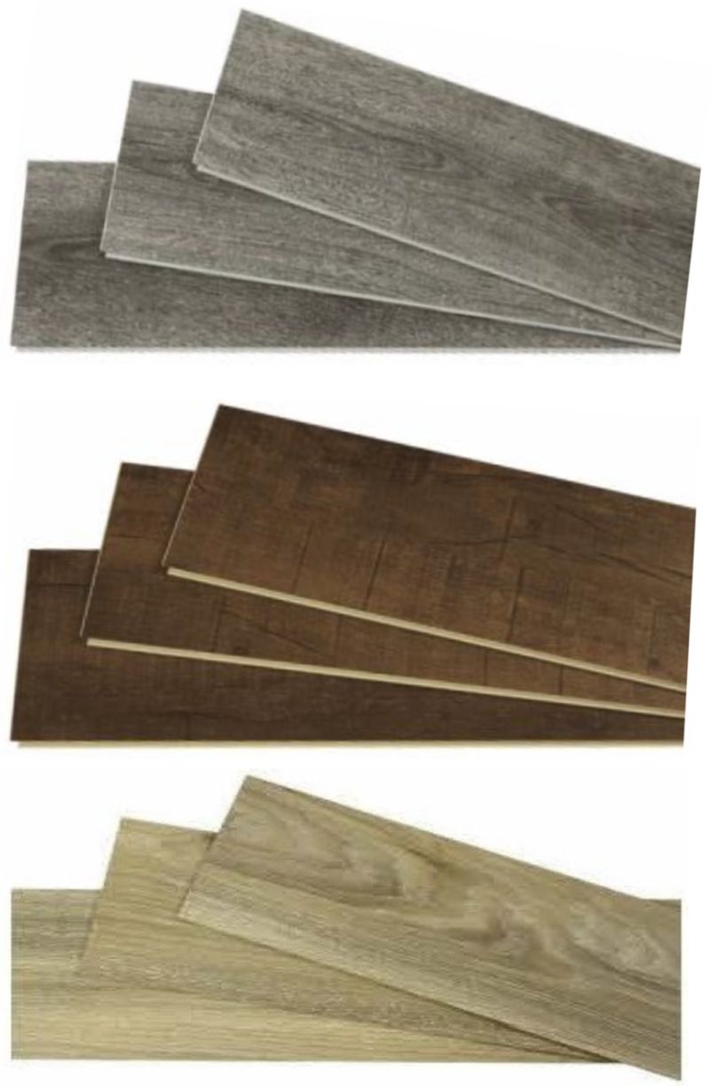 LDPE WPC Flooring WPC Floor with Base Rvp Plastic Wood Floor WPC Decking Flooring