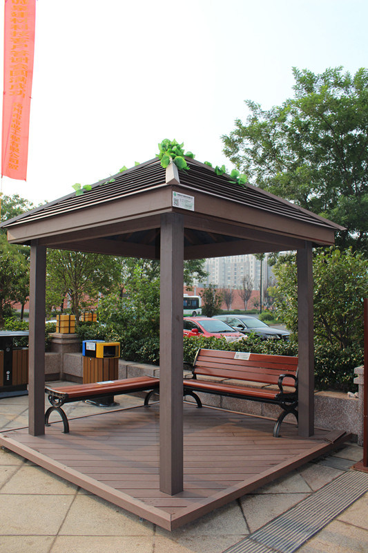 WPC Green Building Material Garden Pavilion