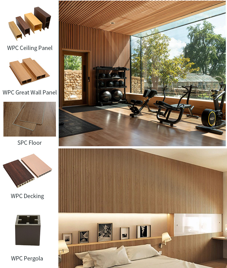 Exterior Decorative Wall Panel Wall Cladding WPC Outdoor WPC Panel