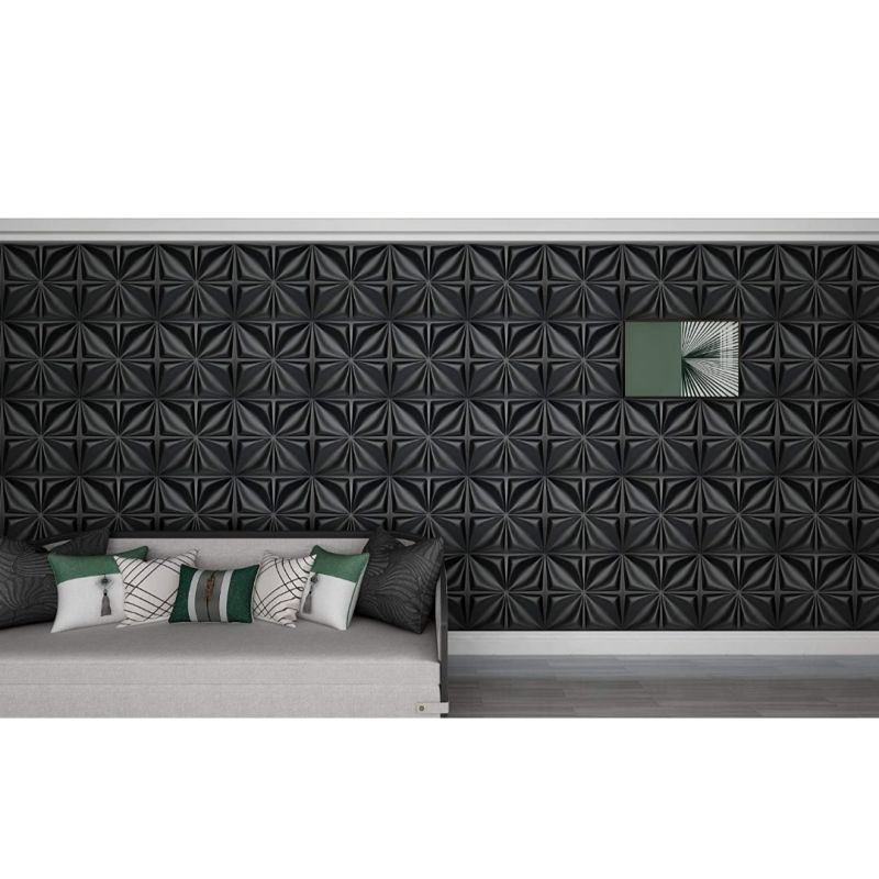 Fire-Resistance and Waterproof PVC 3D Wall Panel for Decoration