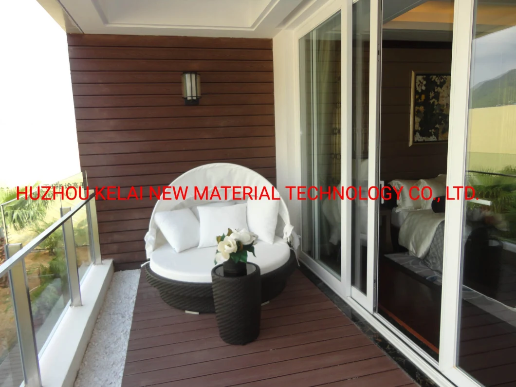 Wholesale WPC Outdoor Artificial WPC Decking Composite Decking Solid Easy Installed WPC Composite Decking