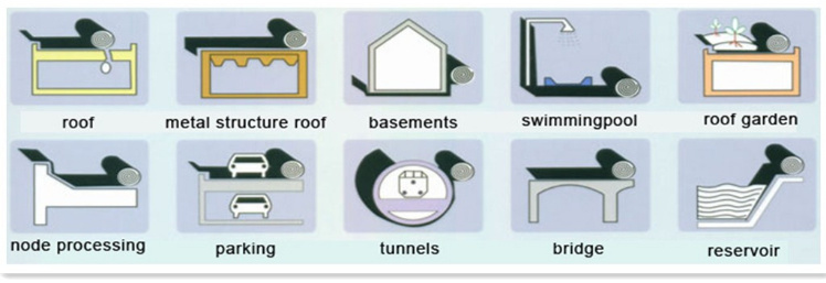 PVC Roofing Membrane in Building Material Waterproofing Material