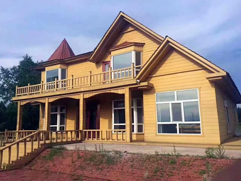 WPC Project Outdoor Wall Cladding / Wood Grain WPC Waterproof Wall