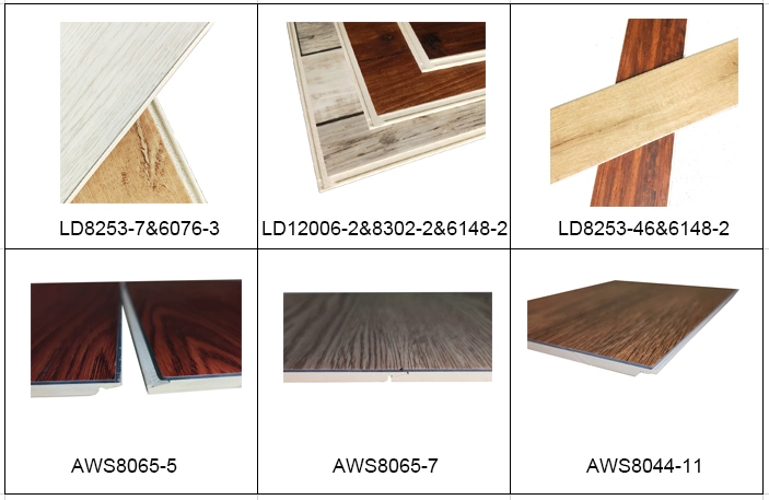 Waterproof Wear Resistant Anti-Slip Commercial Indoor WPC Plank Flooring