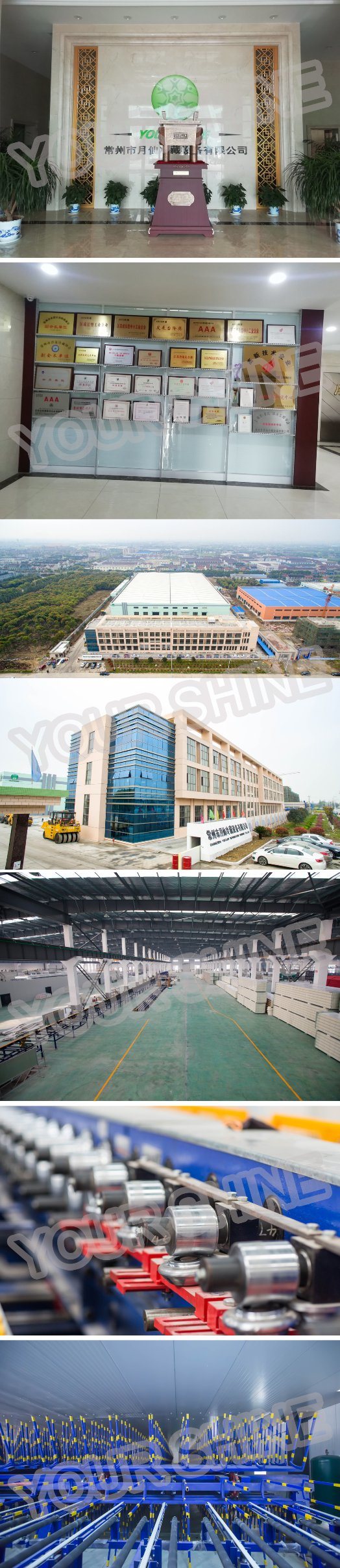 PU Cold Room Sandwich Panels for Vegetable Room Ceiling Board