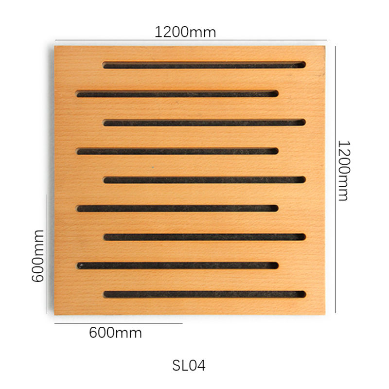 Decorative Slot Wooden Timber Acoustic Panel