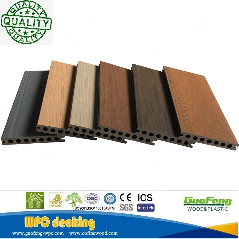 Easily-Installed Fashion Green Decorative Co-Extrusion Laminate WPC Composite Decking for Outdoor