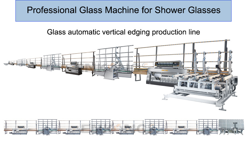 Glass Edging Machine 11 Grinding Heads, More Grinding Heads Are Better