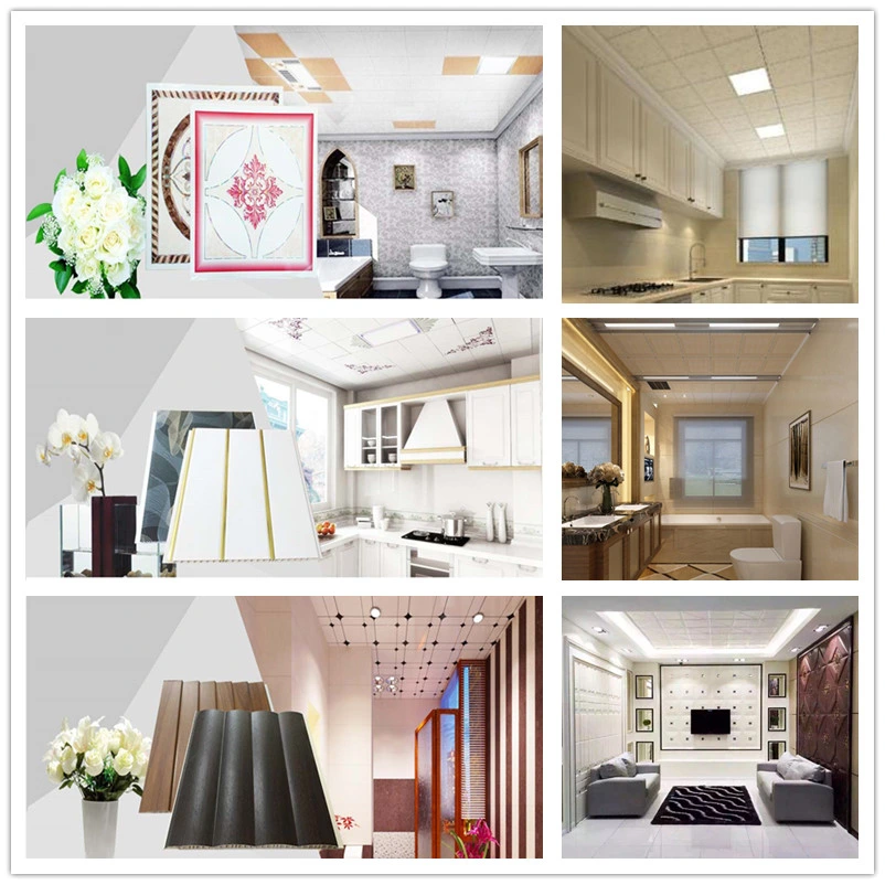 Indoor Decoration Laminated PVC Panel PVC Ceiling PVC Wall Panel Techos PVC