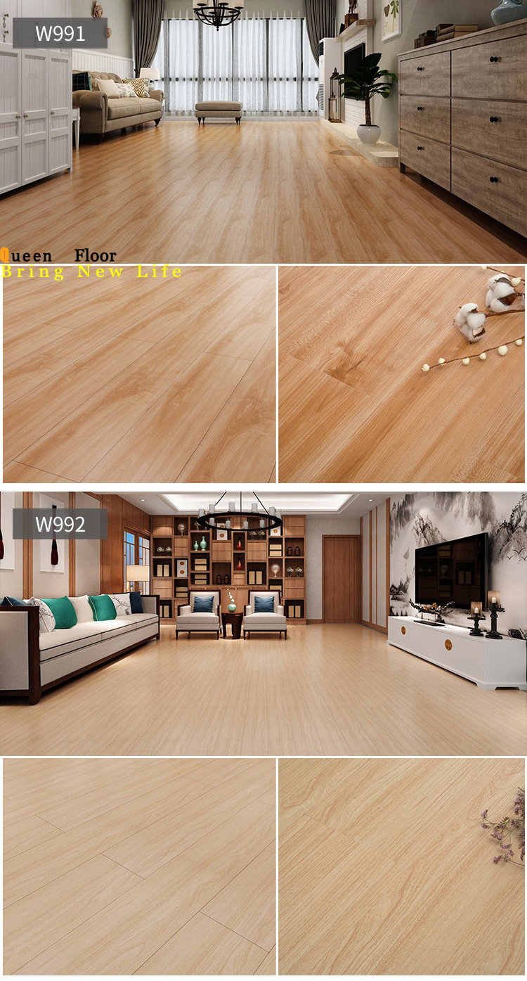 Laminate/Laminated Flooring China Supply Wood Grain PVC Flooring Plank Plastic PVC/Spc/Vinyl Flooring