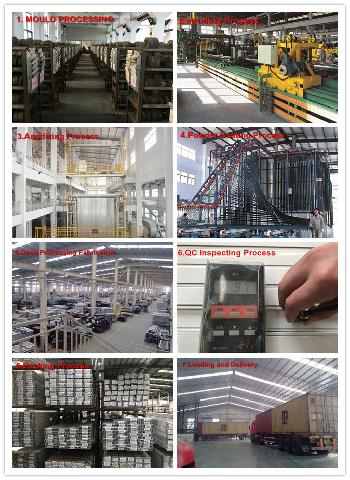 Aluminum/Aluminium Alloy Extruded Profiles of 45X45 Modular Proifle