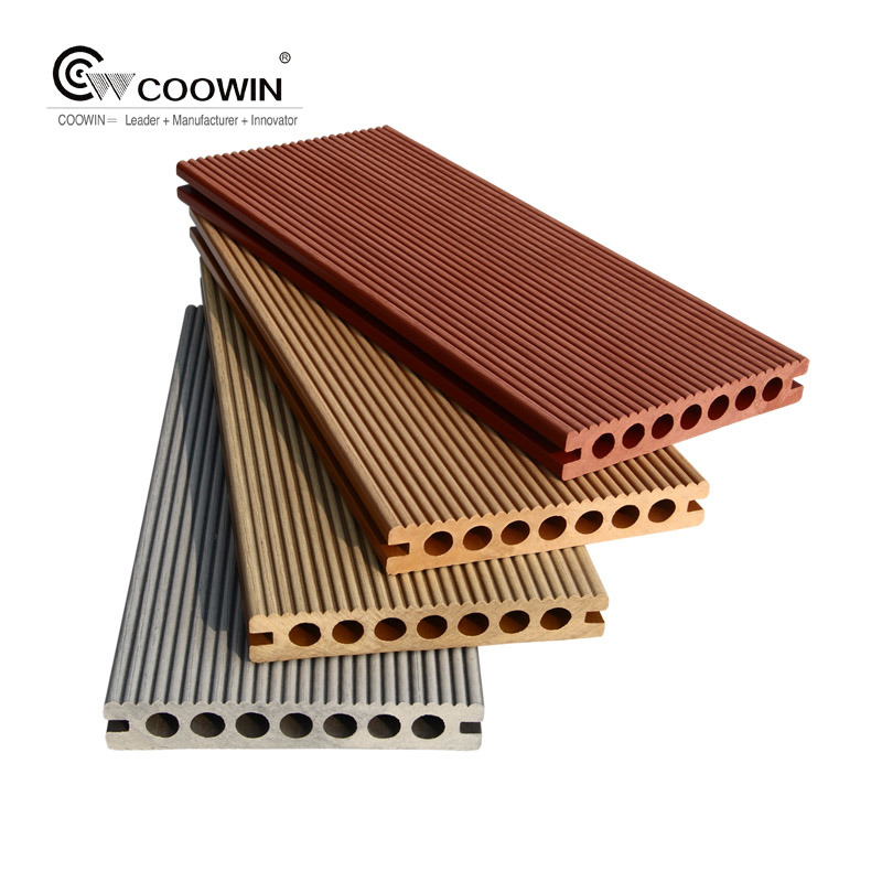 Swimming Pool Exterior Wood Composite Hollow WPC Decking in Qingdao