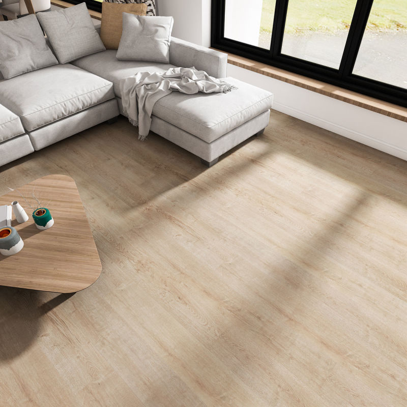 Wood Grain Spc Flooring with Click PVC Material