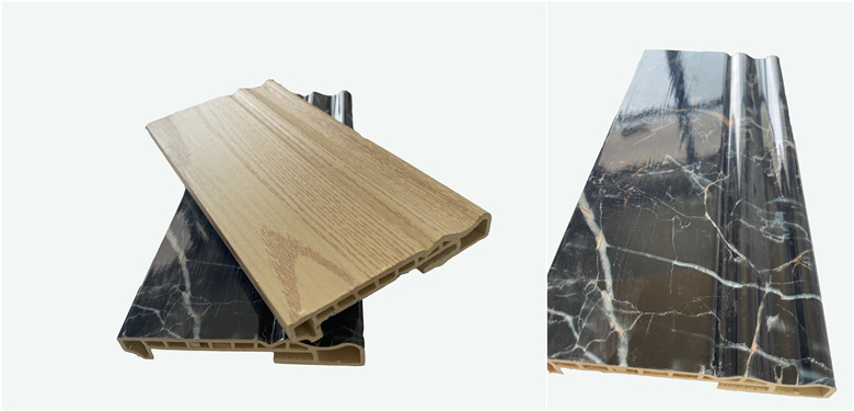 Decorative WPC Board Plastic Strip Skirting Panel WPC Underlay Skirting Conveyor Polyurethane Skirt Board