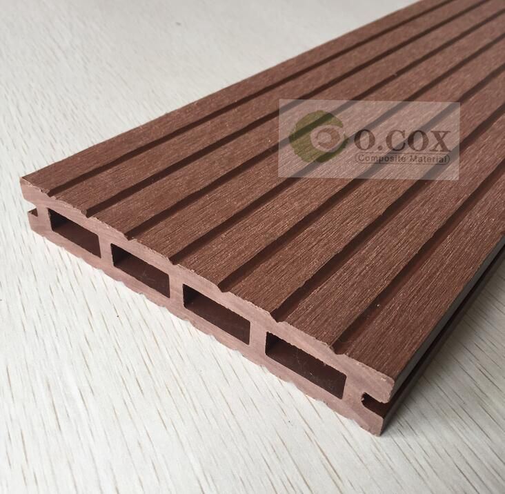 WPC Decking Wood Plastic Composite Flooring Wood Grained WPC Decking