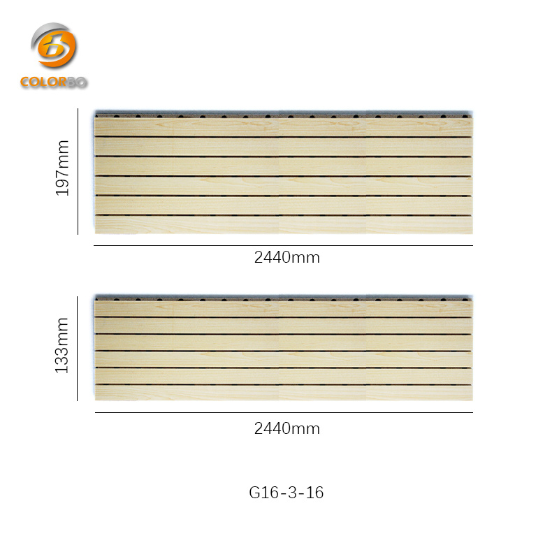 High Quality MDF Advanced Acoustic Wood Grooved Panels