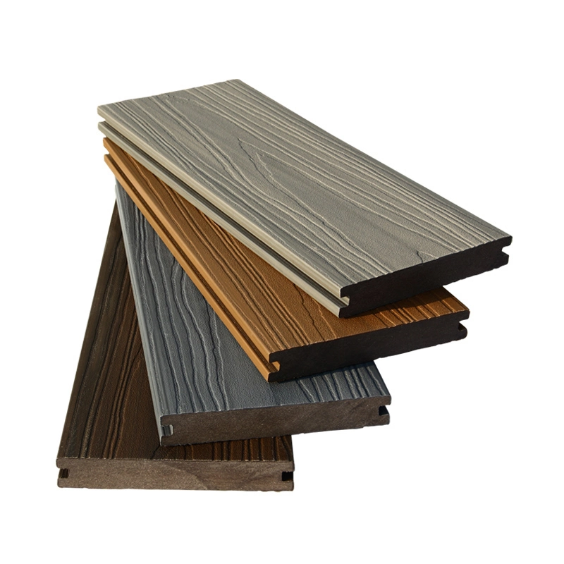 Co-Extruded WPC Decking Garden Piscina Other Boards Waterproof WPC Floor Tile Timber Laminate Flooring