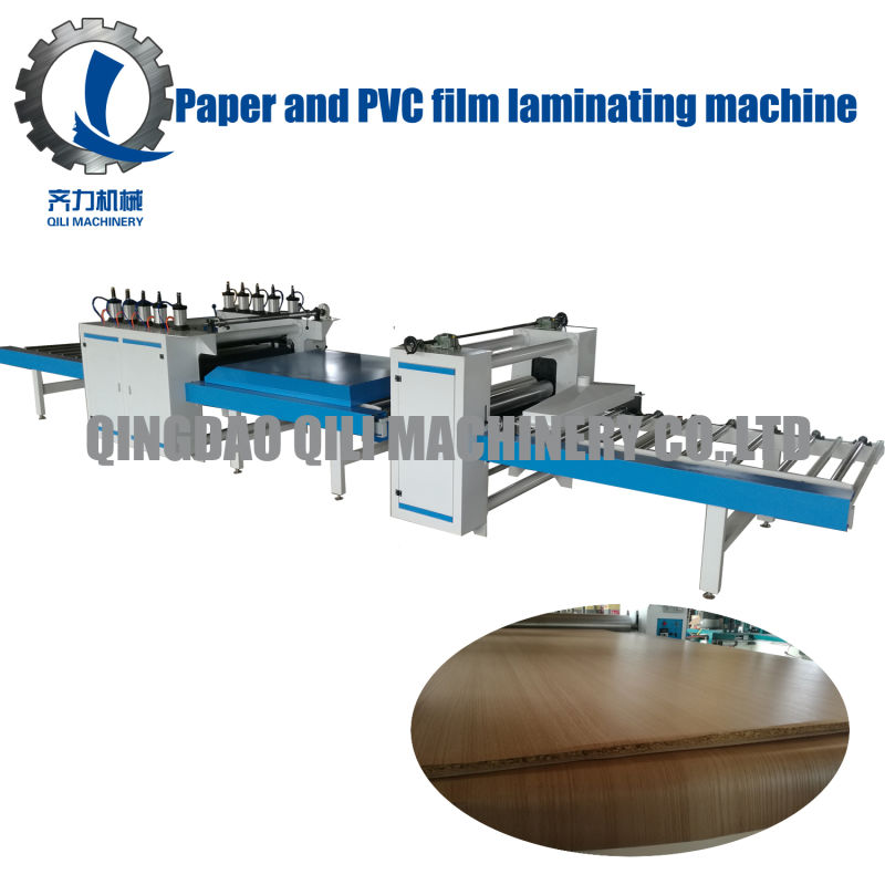 1350mm PVC Surface Laminating PVC Film on WPC Panel Cold Laminating Machine