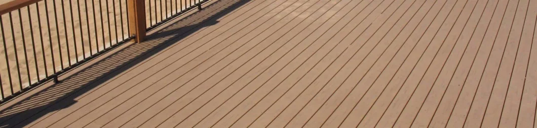 140*23 Coffee Solid WPC Decking for Flooring