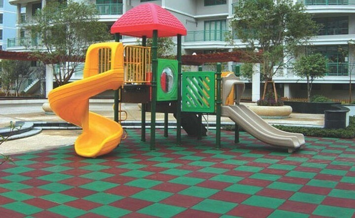 Popular Safety Outdoor Rubber Floor Mat for Playground