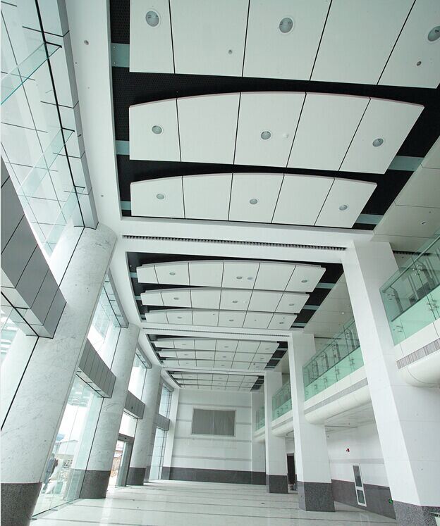 600X600mm Perforated Aluminum Ceiling Panels, Interior Decorative Aluminum Ceiling Plates