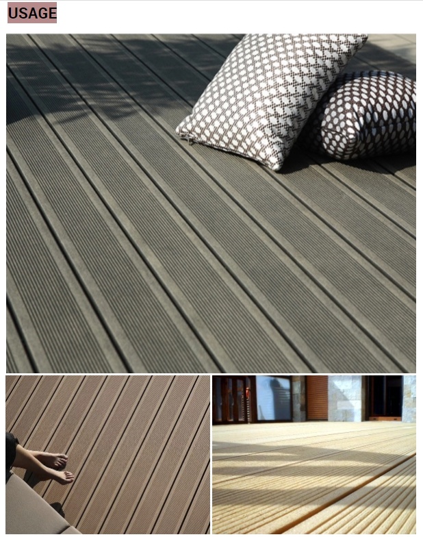 Cheap Waterproof Custom Colorful WPC Outdoor Composite Decking Wood Plastic Composite WPC Garden/Outdoor Decking Fence / Flooring