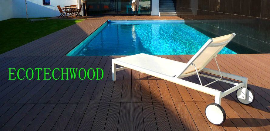 Top Quality WPC Deck for Outdoor Swimming Pool Warranty 20 Years!