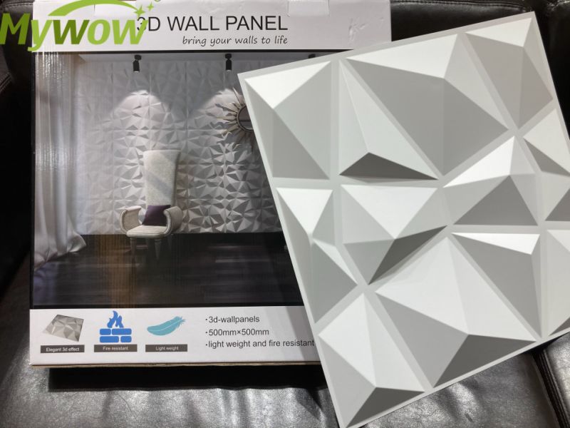 Modern Interior PVC Wall Panel Panel De Pared 3D