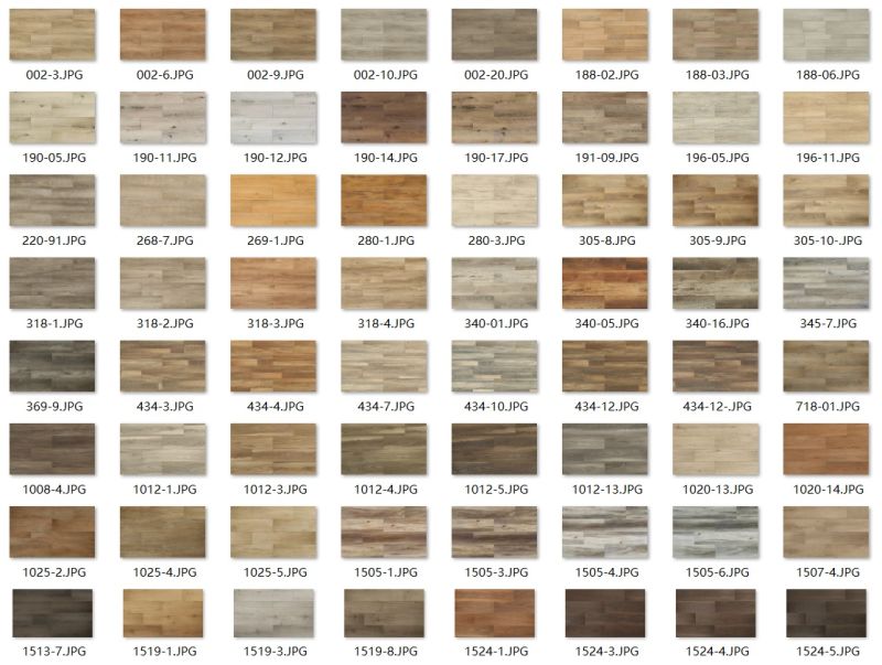 New WPC Extrusion Wood Textured Floor Covering Porcelain Tiles