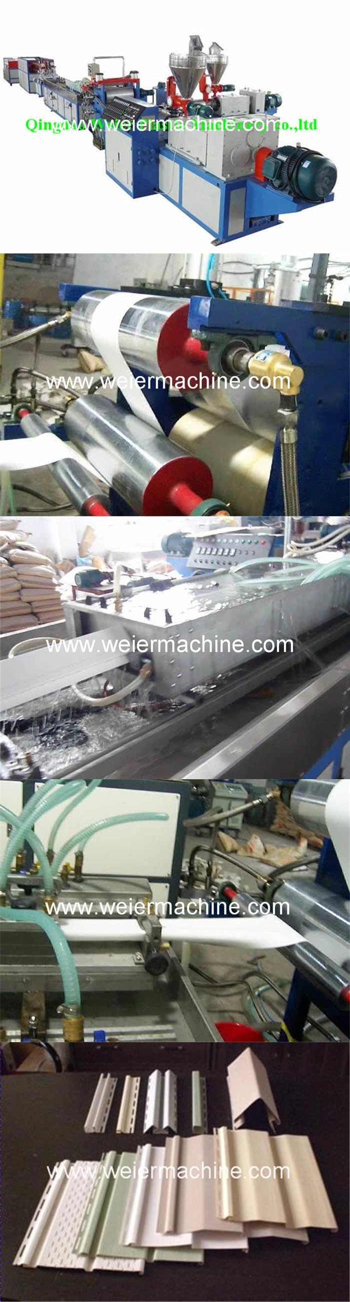 PVC Plastic Outside Siding Wall Panel Plate Board Extrusion Machine From 15 Years Factory