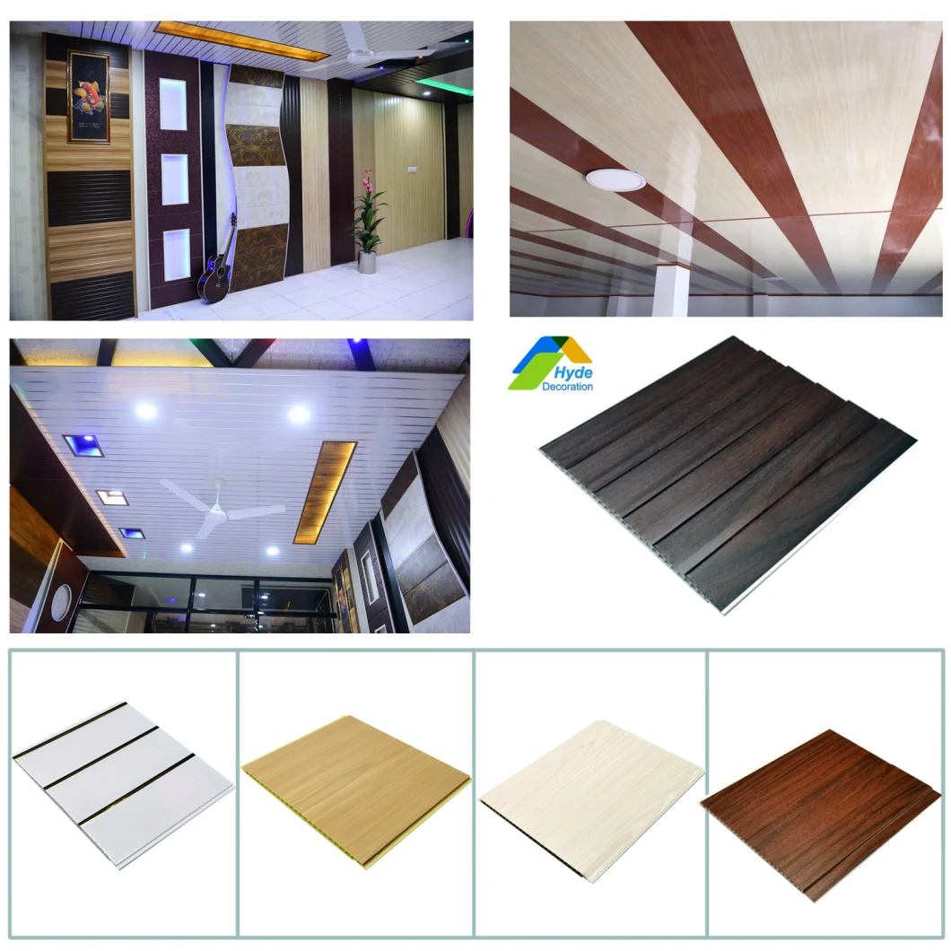 Wave Style Wall Decorative PVC Ceiling Panel and PVC Wall Panel