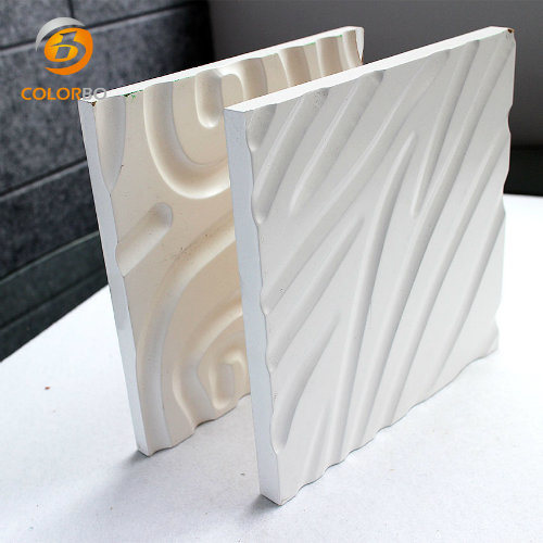 Interior Decoration Material MDF Eco-Friendly Soundproof Wall Covering Board Grade a Fire Resistance Painting Surface Sculpture Acoustic Wall Panel