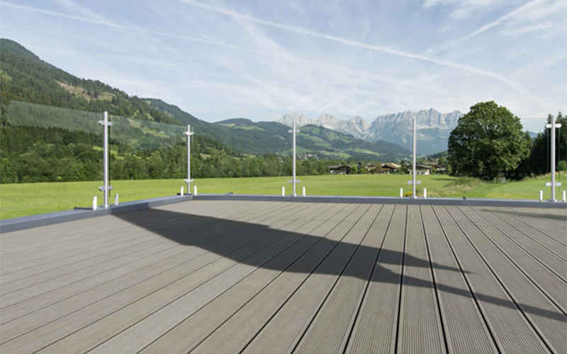 Eco-Friendly WPC Flooring Lumber Composite Wood Contemporary WPC Decking