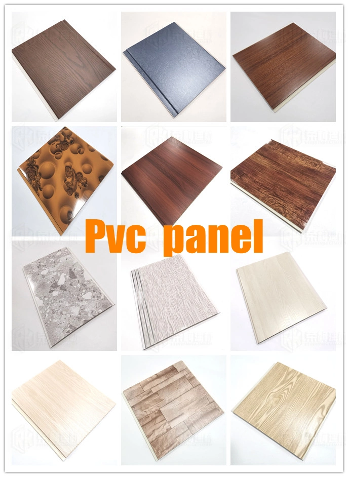 200-300mm Width Groove Laminated PVC Panel PVC Wall Panel Decoration Waterproof Panel