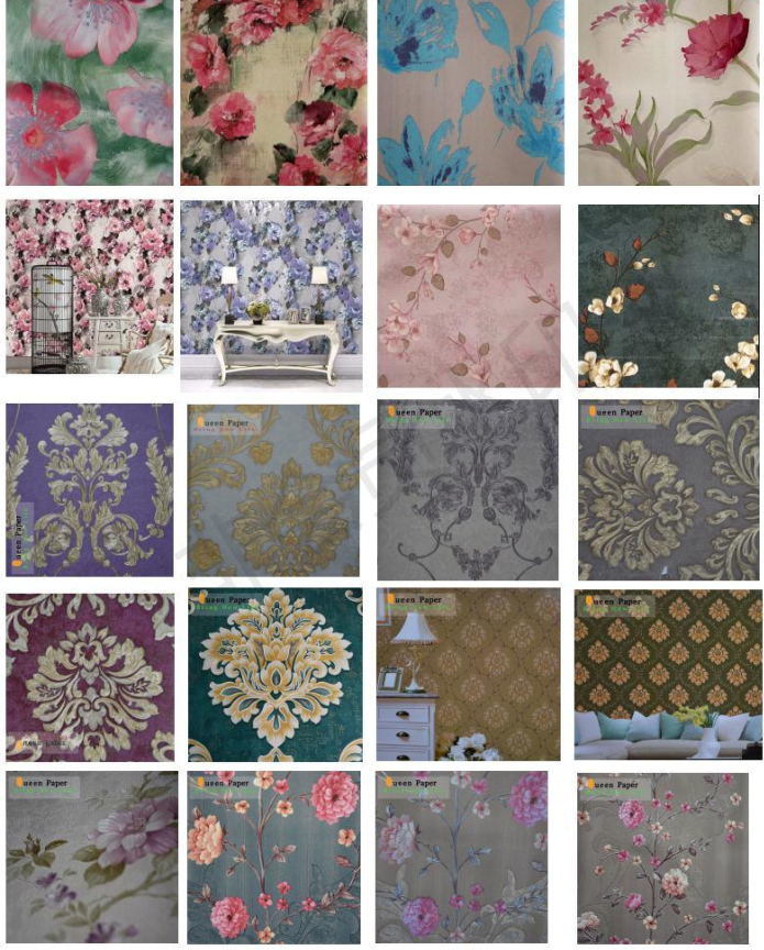PVC Wall Paper for Wallcovering